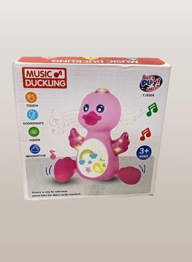 HDA GROUP Musical Duckling Toy for Kids - Voice Controlled Start/Stop, Crawling & Swinging (Multicolor) - Image 3